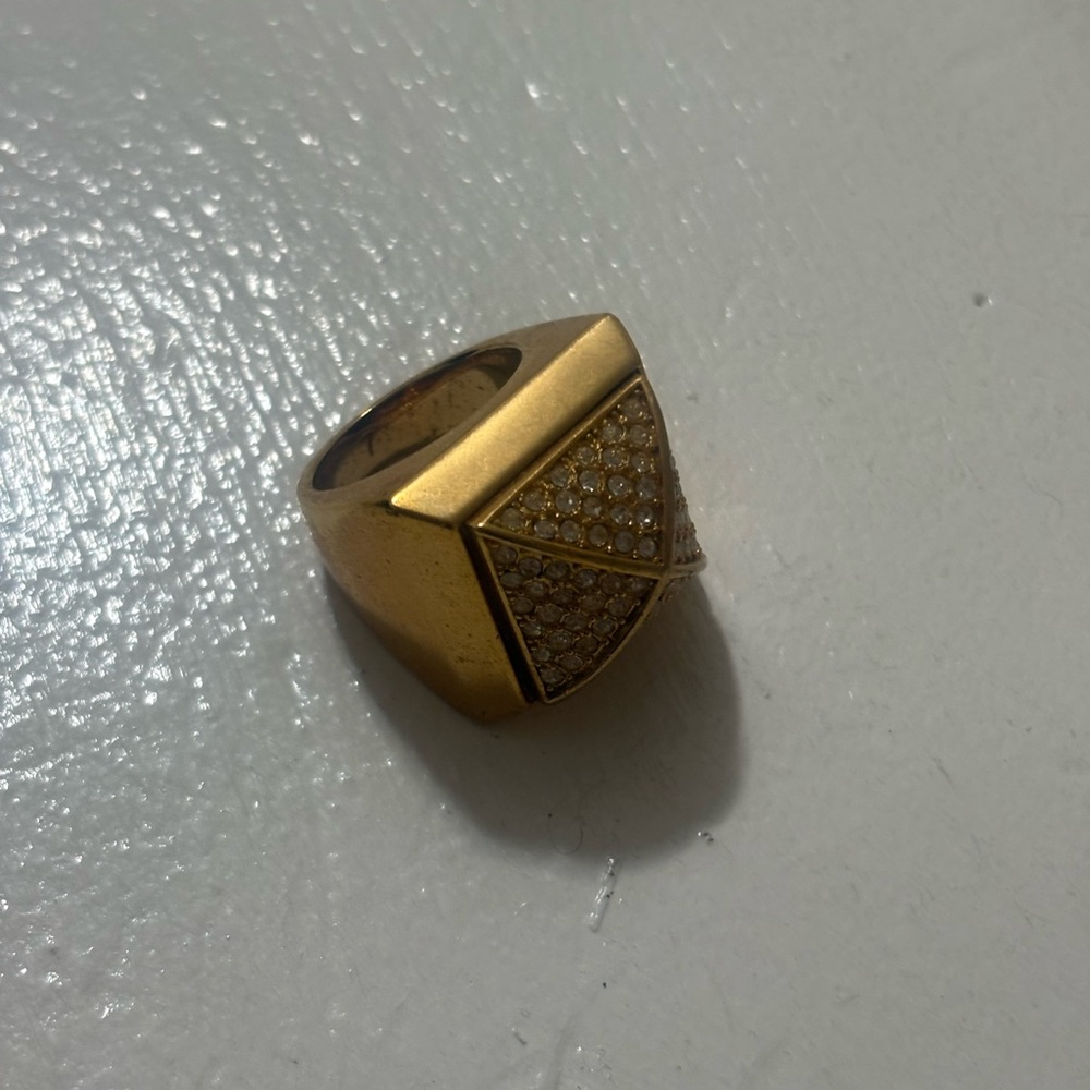 Michael Kors Gold Pyramid Ring